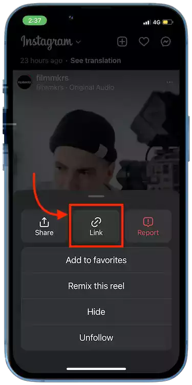 descargar instagram video pasos